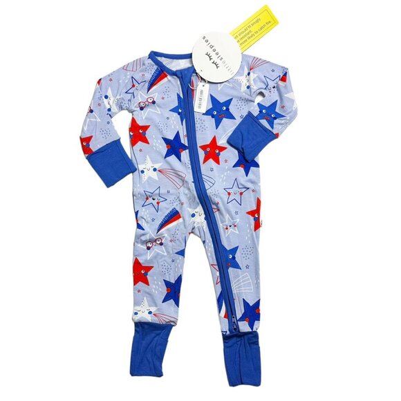 Little Sleepies Other - Little Sleepies Stars Zippy, newborn size, gently used.